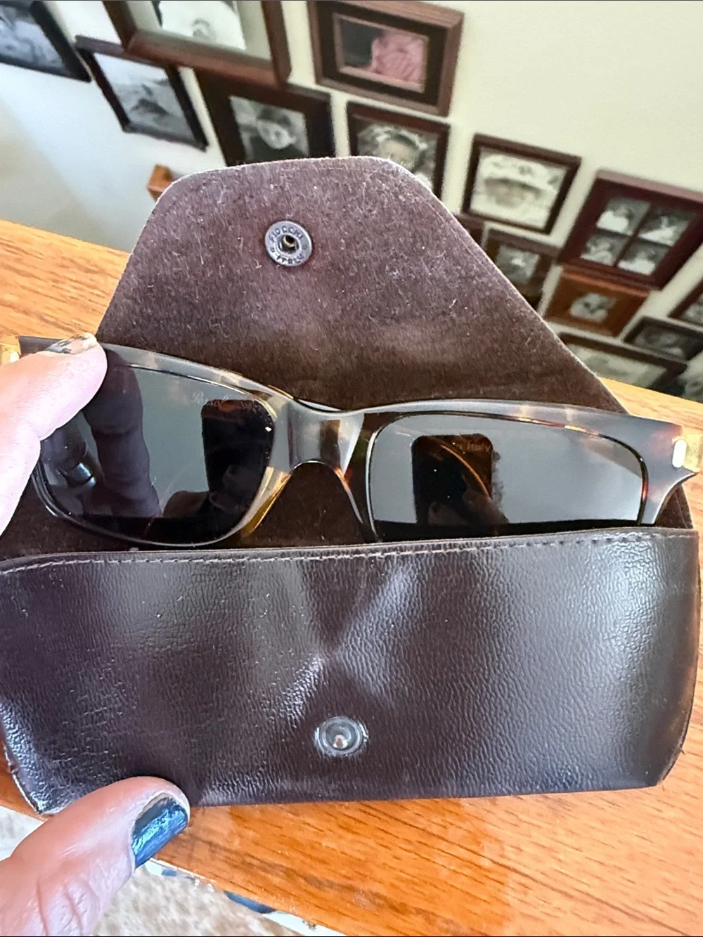 Vintage Persol 09271/A Ratti Made in Italy Tortoise Sunglasses Case